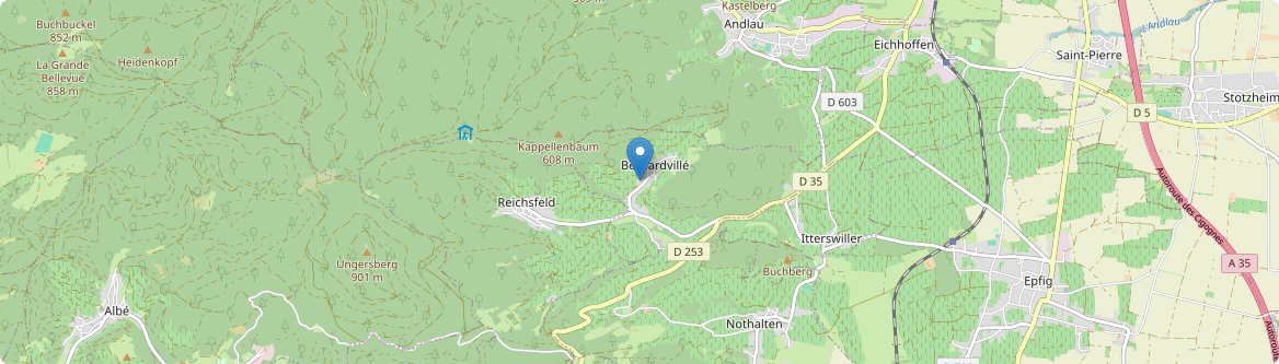 Bernardvillé - Carte