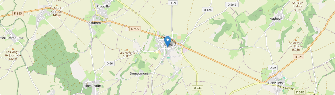 Bernaville - Carte