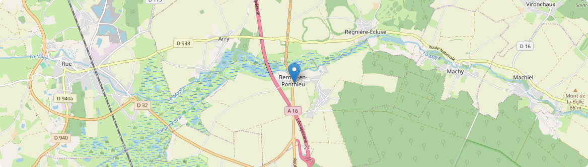 Bernay-en-Ponthieu - Carte