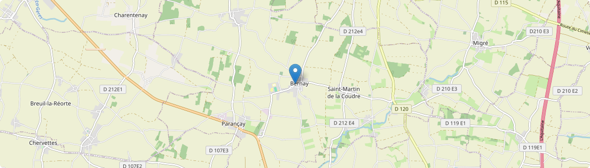 Bernay-Saint-Martin - Carte