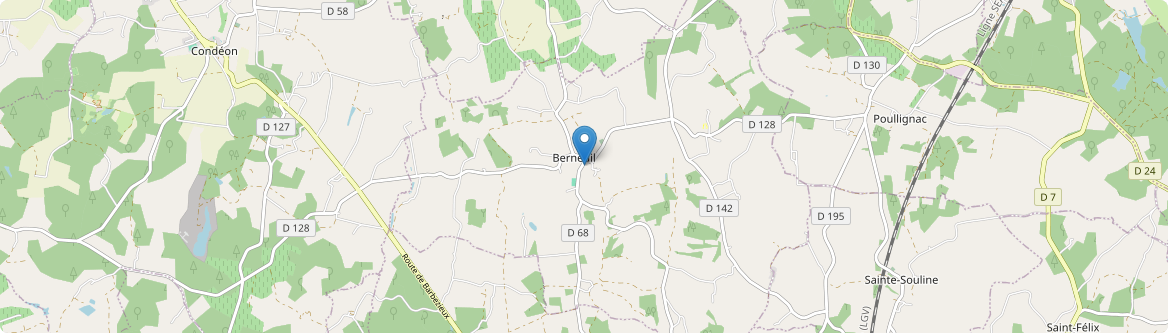 Berneuil - Carte