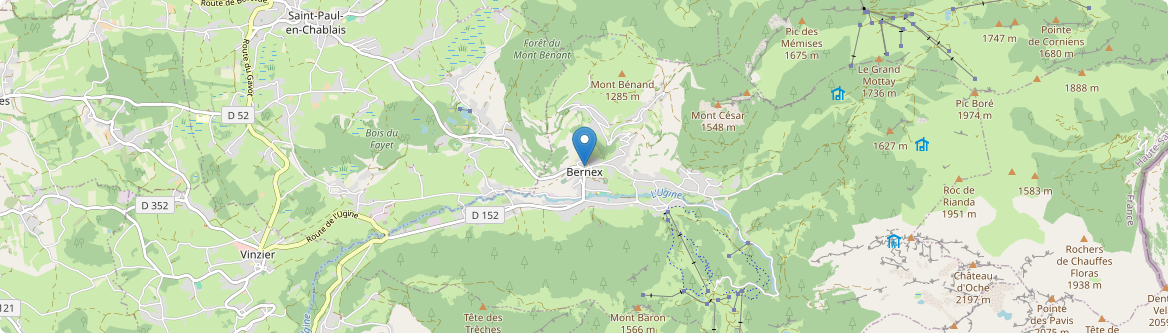 Bernex - Carte