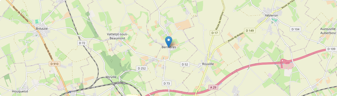 Bernières - Carte