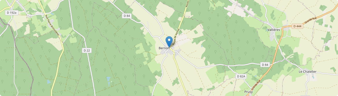 Bernon - Carte