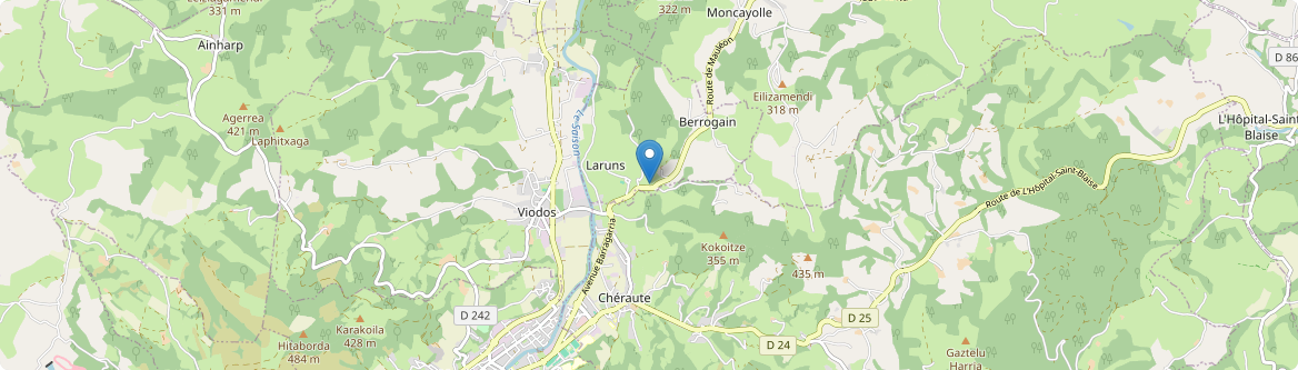 Berrogain-Laruns - Carte