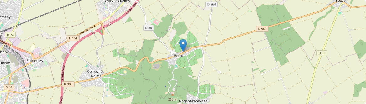Berru - Carte