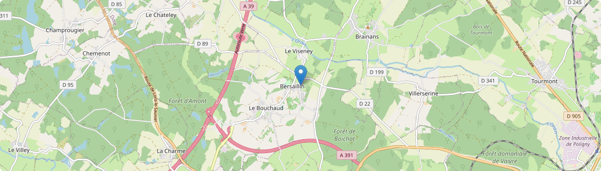 Bersaillin - Carte