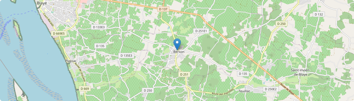 Berson - Carte