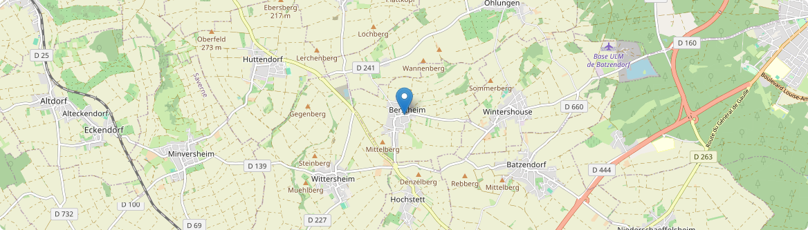 Berstheim - Carte