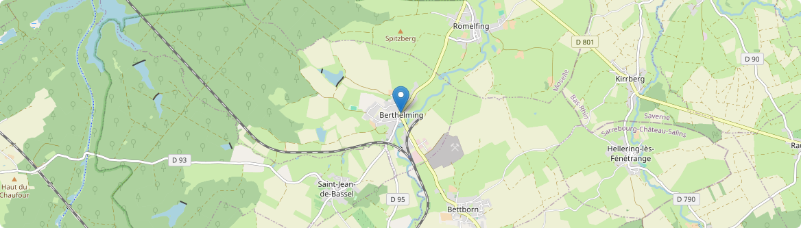 Berthelming - Carte