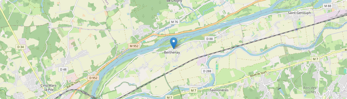 Berthenay - Carte