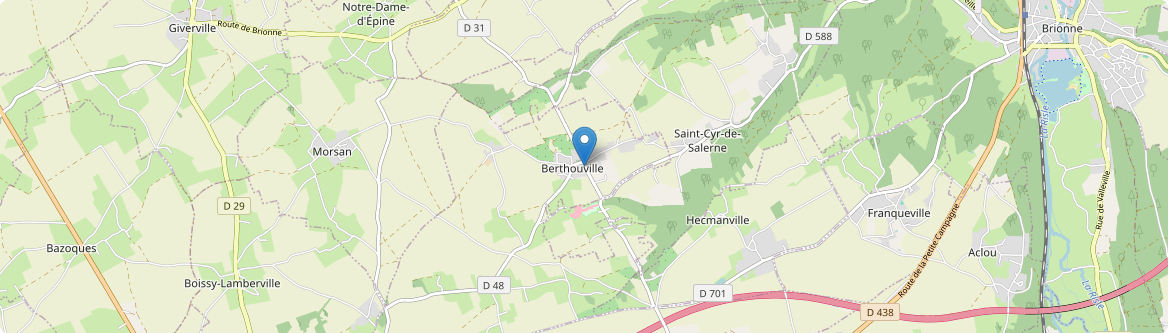 Berthouville - Carte