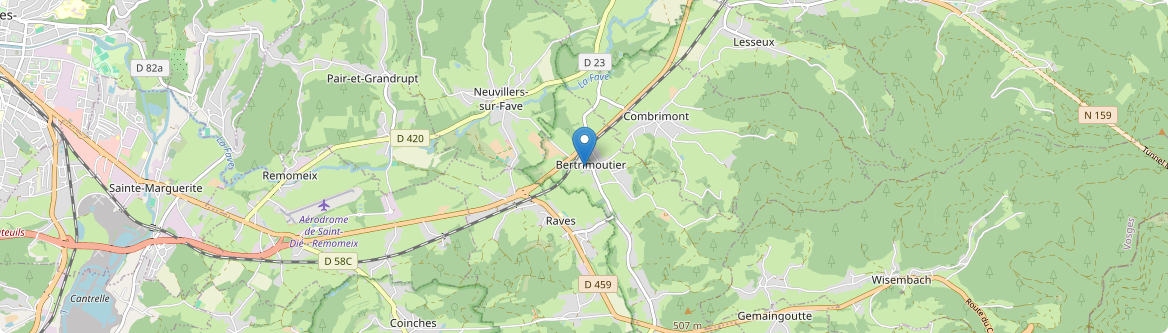 Bertrimoutier - Carte