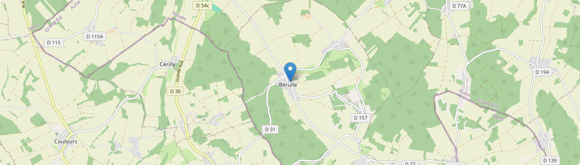 Bérulle - Carte