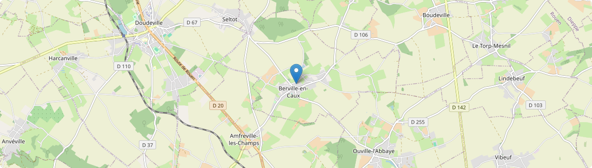 Berville-en-Caux - Carte