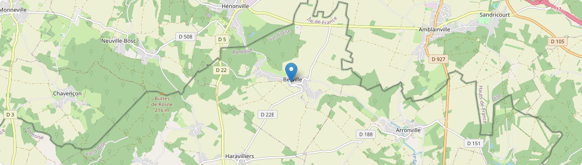 Berville - Carte