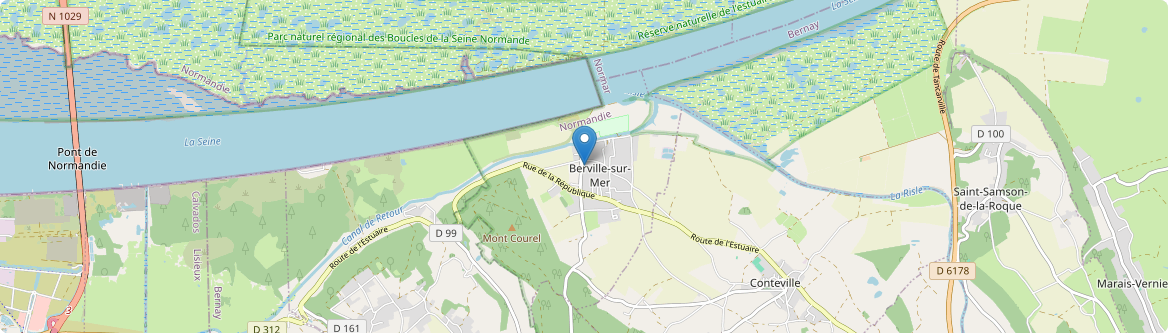 Berville-sur-Mer - Carte