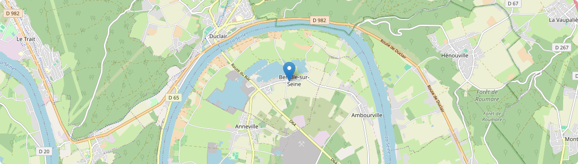 Berville-sur-Seine - Carte