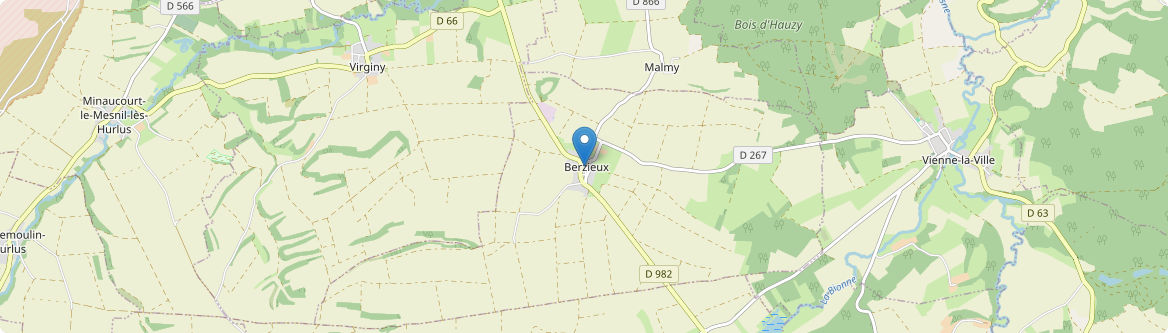 Berzieux - Carte