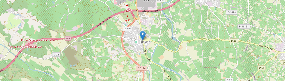Bessan - Carte