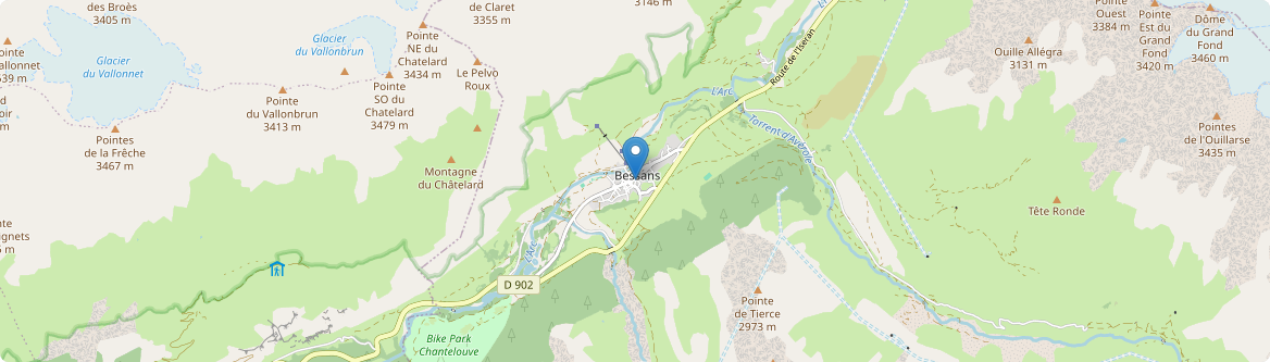 Bessans - Carte