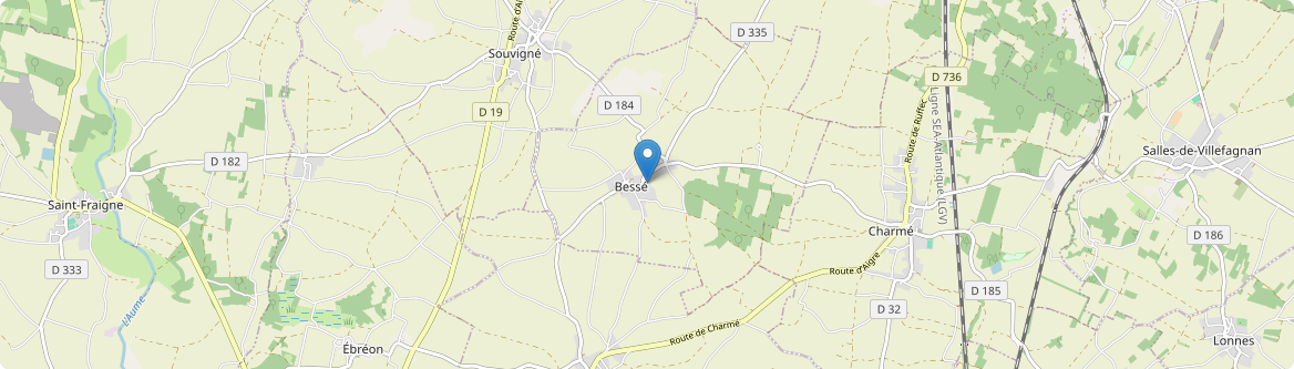Bessé - Carte