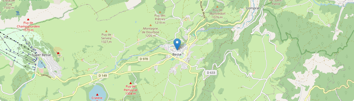 Besse-et-Saint-Anastaise - Carte