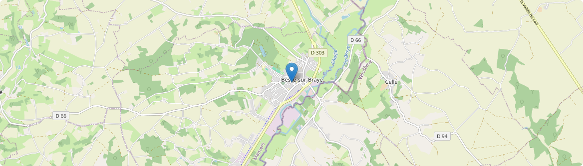 Bessé-sur-Braye - Carte