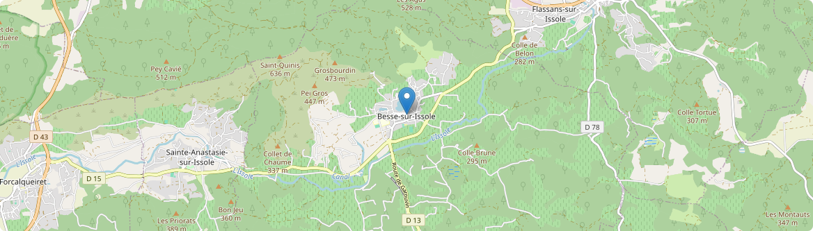 Besse-sur-Issole - Carte
