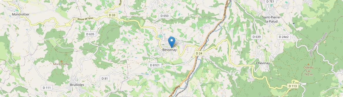 Bessenay - Carte