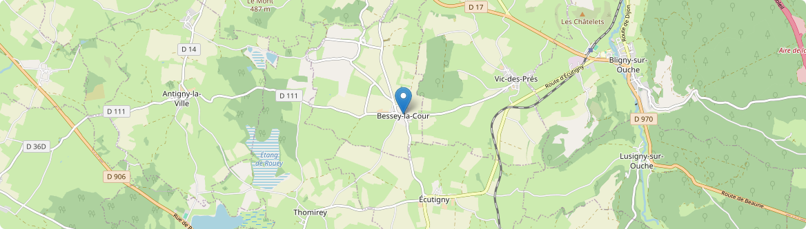 Bessey-la-Cour - Carte