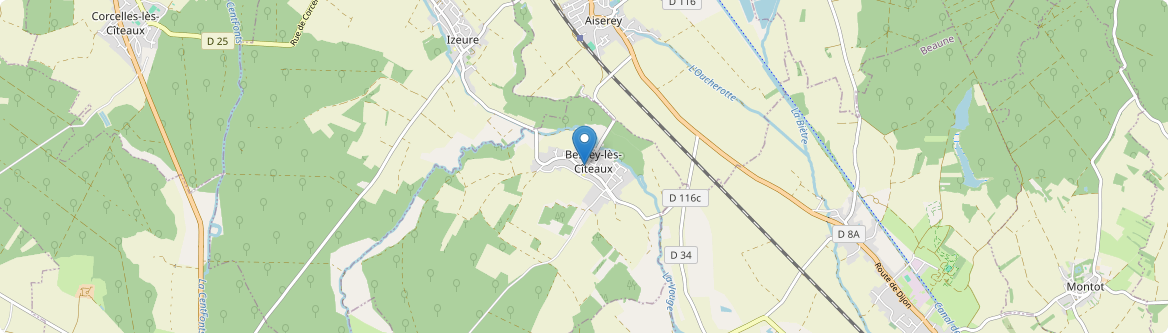 Bessey-lès-Cîteaux - Carte