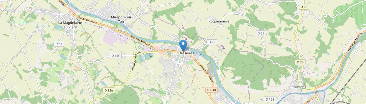 Bessières - Carte