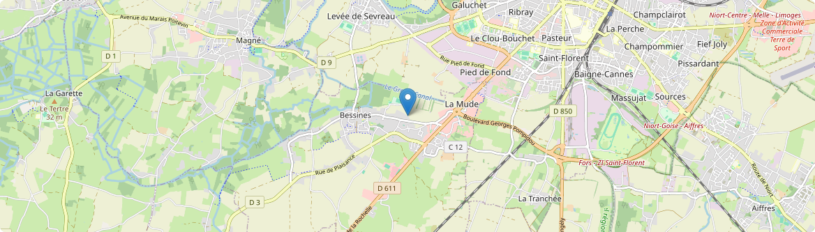 Bessines - Carte