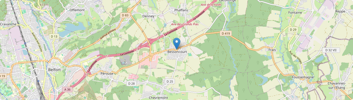 Bessoncourt - Carte