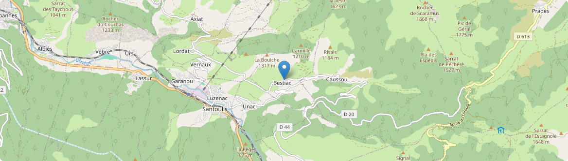 Bestiac - Carte