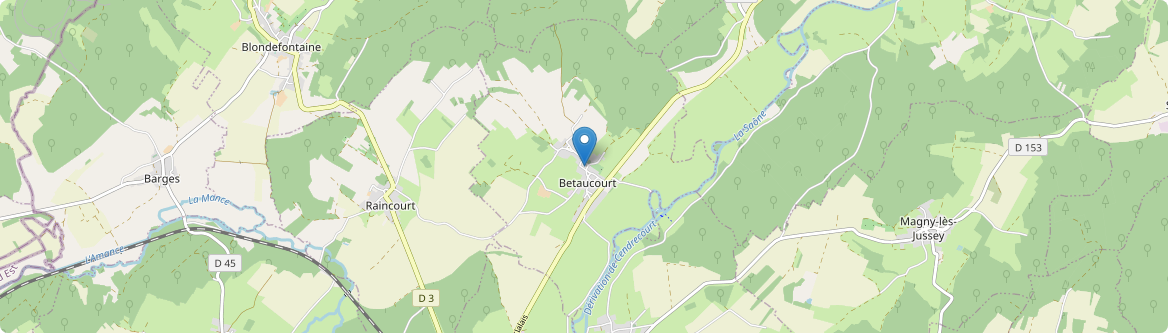 Betaucourt - Carte