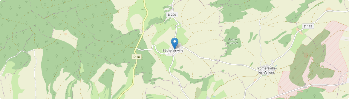Béthelainville - Carte