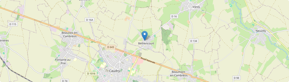 Béthencourt - Carte