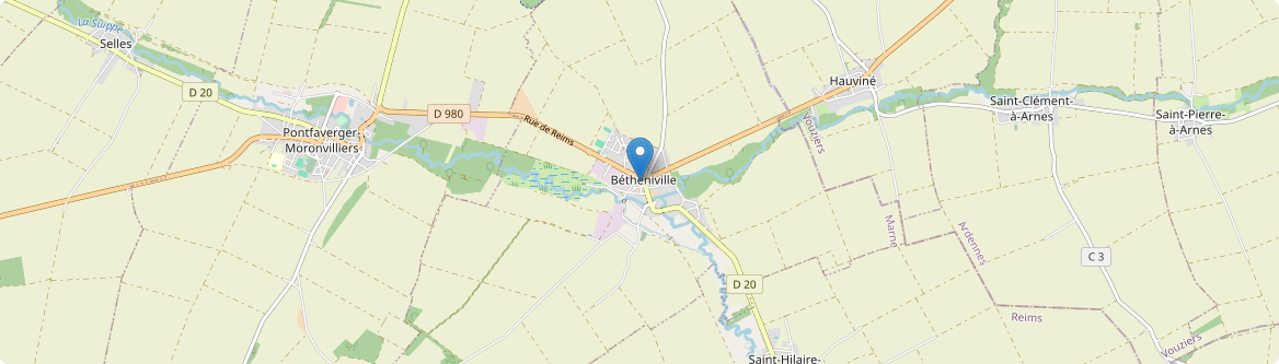 Bétheniville - Carte