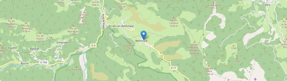 Bethmale - Carte