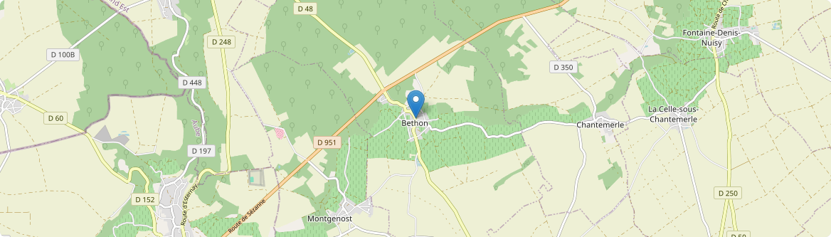 Bethon - Carte