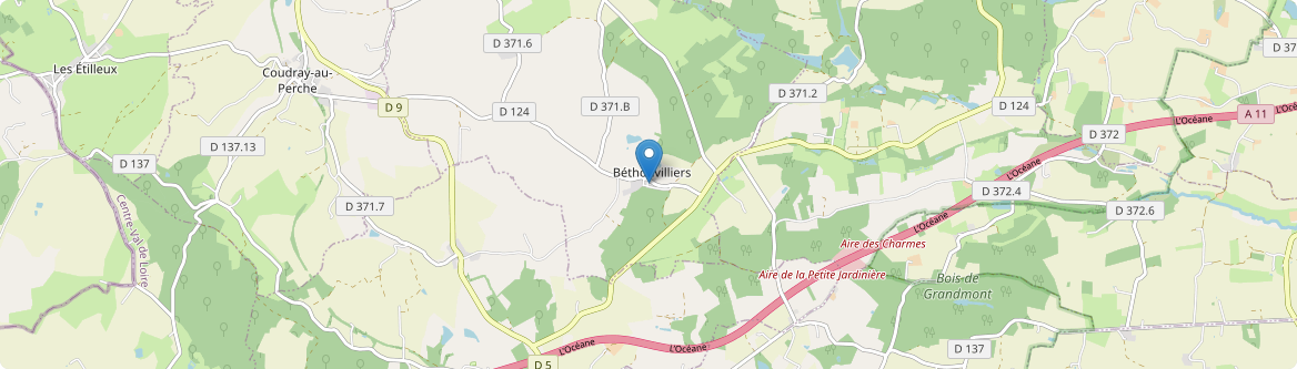 Béthonvilliers - Carte