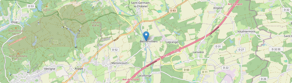 Bethonvilliers - Carte