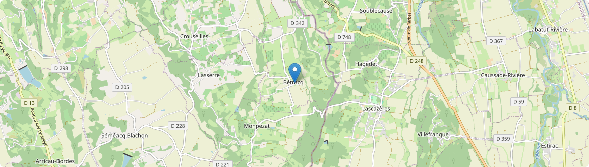 Bétracq - Carte
