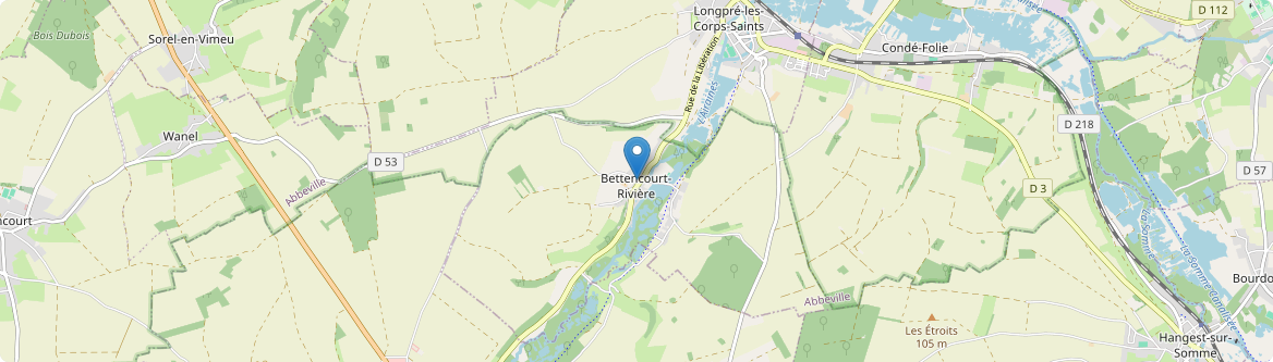 Bettencourt-Rivière - Carte