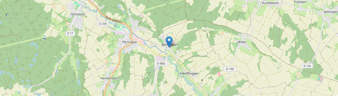 Bettendorf - Carte