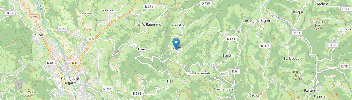 Bettes - Carte