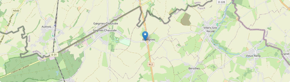 Bettignies - Carte