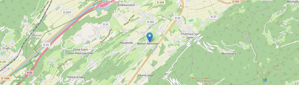 Betton-Bettonet - Carte